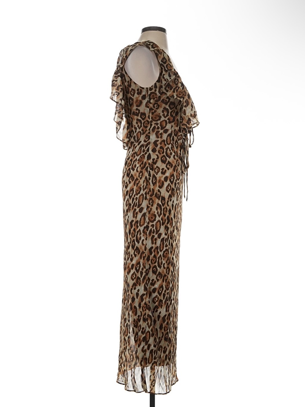12th Tribe Leopard Print Maxi Dress - Size XS - Picture 6 of 8